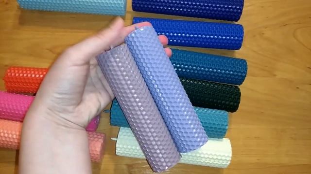 Изготовление свечей из цветной вощины с декором.