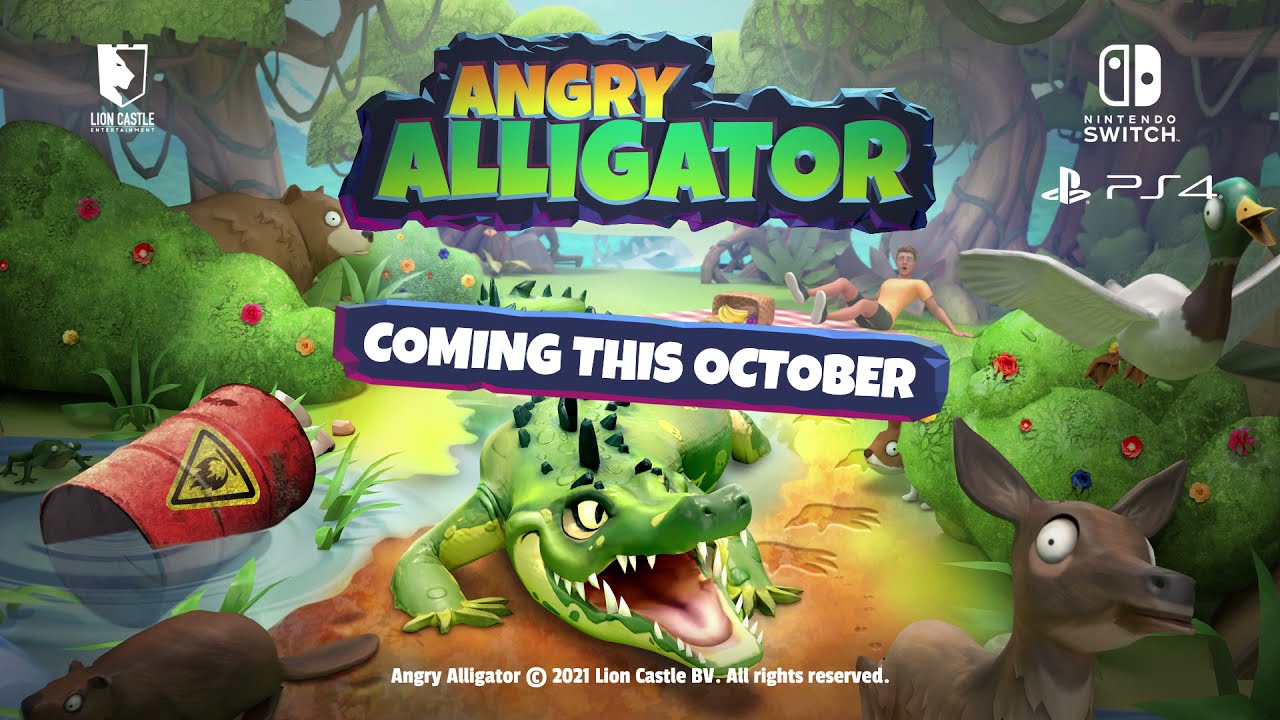Angry Alligator - Announcement Teaser - Nintendo Switch - PS4 - PS5