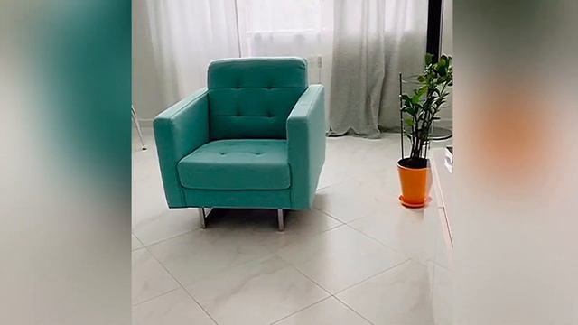 Комплект мягкой мебели Chicago (диван-кровать и кресло) и журнальный стол Dublin, отзыв клиентки смотреть онлайн