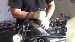 Проверка компрессии в двигателе D4CB 7197804  Sorento 145 л.с. CRDI