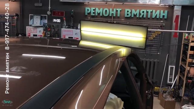 Lada X-RAY ремонт крыши без окраски смотреть онлайн