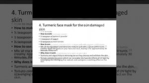 Turmeric face mask for spotless and glowing skin