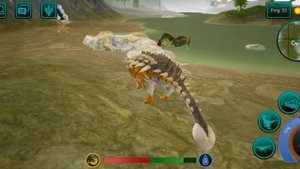 Выживание за анкилозавра!!! игра the cursed isle