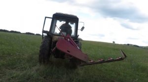 Косилка КРН 2,1М2С опытный образец испытания на тракторе МТЗ 82 подготовка