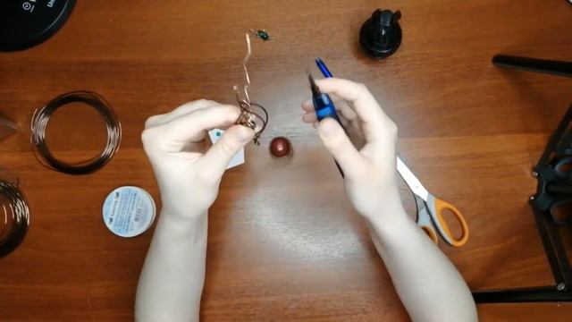 Кулон из проволоки и камня своими руками смотреть онлайн