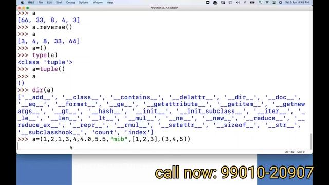 Tuple in python by idris mibweb | Python Tutorials | SkillBout смотреть онлайн