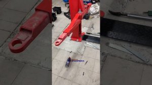 Установка подъёмника Armada T-33 от компании Азбука Автосервиса РФ