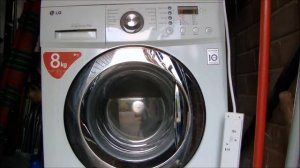LG F1222TD Direct Drive Washing Machine : Tub Cleaning cycle
