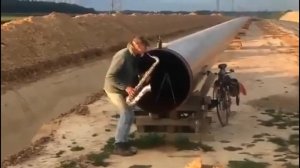 САКСОФОН И ЭХО В ПАРЕ НЕ ПЛОХО ПОЛУЧИЛОСЬ👍!!!!SAXOPHONE AND ECHO!!!!!!!!!!!!