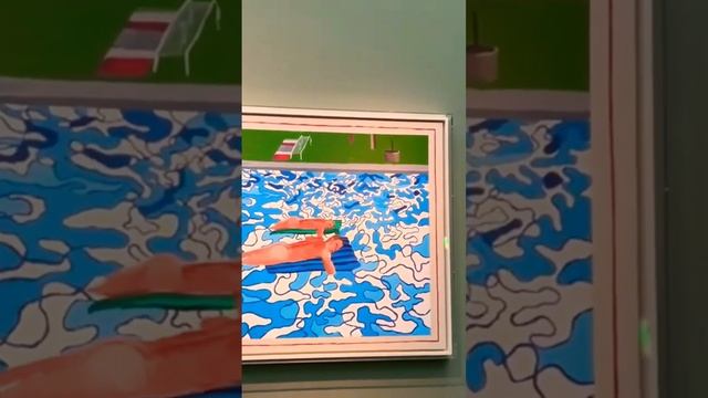 Hockney Kunstwerk 38 der Ausstellung Moving Focus (2022) im Kunstmuseum Luzern, Schweiz #shorts