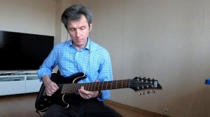 Простая мелодия на гитаре для начинающих. Красивая и легкая мелодия в стиле свинг джаз.