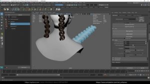 Создание кос с помощью Ornatrix/Maya. Часть 1 - Модификатор Braid Guides
