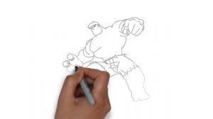 как нарисовать халка,how to draw Hulk,cómo dibujar Hulk,come disegnare Hulk