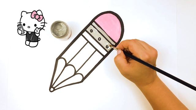 Bolalar uchun qalam rasm chizish нарисовать картинку карандашом для детей | How to draw a pencil #4 смотреть онлайн