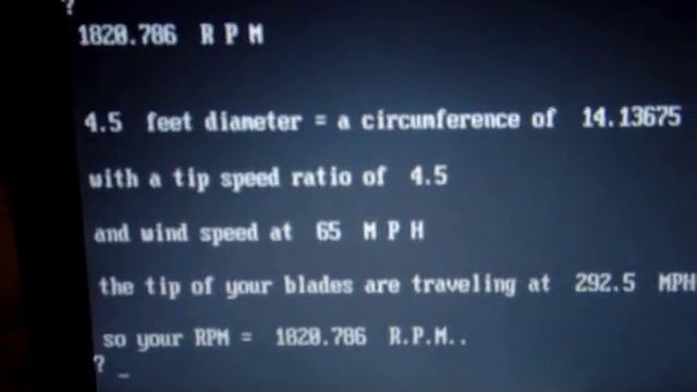 PART 1 WIND POWER PROGRAMS - RPM AT MPH.wmv смотреть онлайн