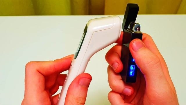 Возможно ли измерять температуру ПЛАЗМЕННОЙ ЗАЖИГАЛКИ? Эксперимент