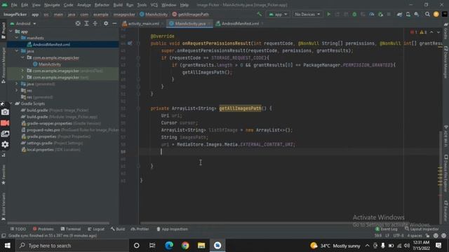 How To Get All Images Uri From Gallery || Android 11 || [IN ANDROID STUDIO] смотреть онлайн