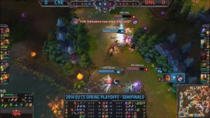 EU Challenger Spring Playoffs Semifinal: Cloud 9 Eclipse vs Denial eSports G1 Highlights