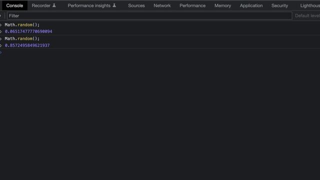Creating Random Numbers in JavaScript