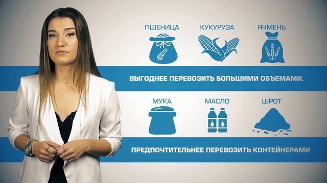 Перевозка зерна и муки. Надежда Чернеженко. Starshine Logistics School 0+