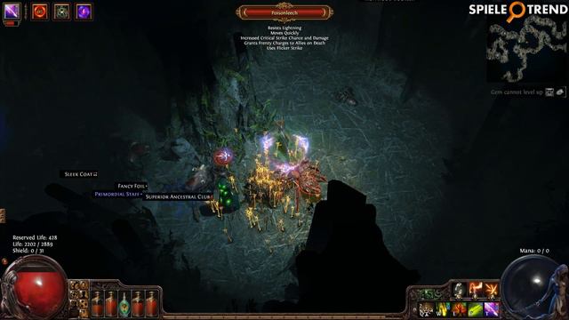 Path of Exile 004 - Ranger Level 70 Akt 2 Große Schätze bei den Spinnen