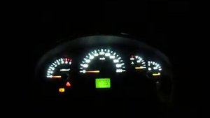 Приора белая подсветка с процессорным управлением