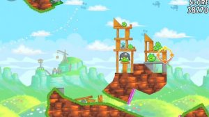 Angry Birds 24-13 Reds Mighty Feathers 3 Star Walkthrough