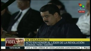 Nicolás Maduro en homenaje a Fidel Castro en La Habana-Telesur HD