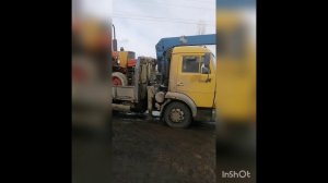 Экскаватор ЮМЗ. Осмотр транспортировка, загрузка, выгрузка.