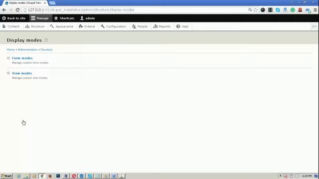 Drupal 8 Tutorial For Beginner Session 2 - Druapl Basic Configuration Admin Menu