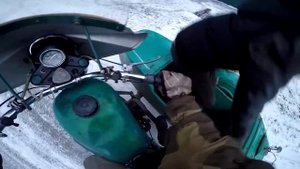 Покатушки на Мотоцикле Урал от 1 лица Зимой часть 4