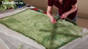 1.Юбка с запахом из шерсти, шелка и пряжи. Нунофелтинг и крейзи-вул Юбка трансформер. Мокрое валяни