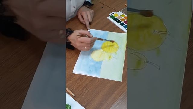 Урок "Рисуем фрукты". Учимся рисовать фрукты красками