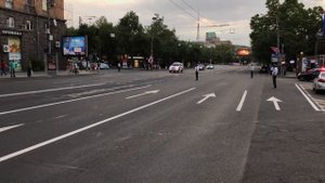 Кортеж Президента Таджикистана Эмомали Рахмон в Ереване