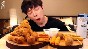 Mukbang chik eating, шоу, еда, мукбанг, корея