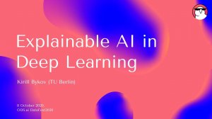 Kirill Bykov: Explainable AI for Deep Learning
