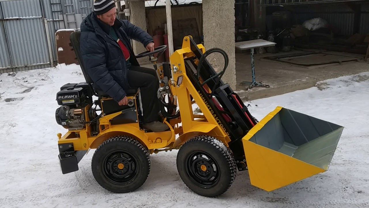 ОБЗОР и ПОКАТУШКИ на НОВОМ МИНИ ПОГРУЗЧИКЕ / ПИЛОТНЫЙ ПРОЕКТ смотреть онлайн