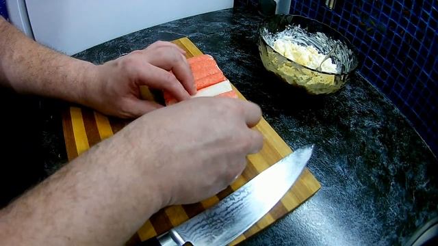 Крабовые палочки фаршированные