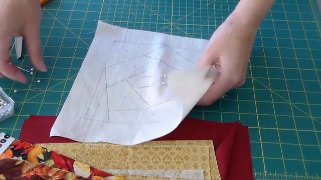 How I make a crazy quilt block Part 1