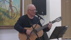 Песня под гитару. Над Россиею гуси летят. Виктор Кузьменко.