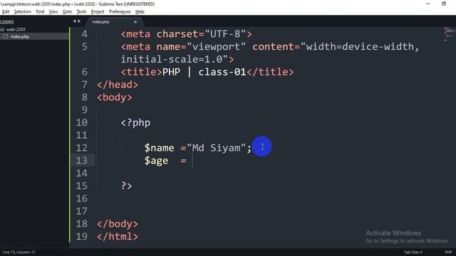 PHP Tutorial Bangla part 1 – смотреть онлайн видео от Начинаем кодить в ...