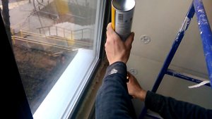 Утепление балкона PIR-плитами под штукатурку. Пропенивание