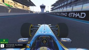 F1 2005 RENAULT R25 COMES BACK IN ACTION IN 2022 | Abu Dhabi GP