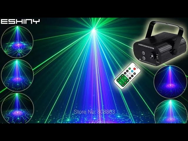 Цветомузыкальный лазерный проектор ESHINY N6T152 color music laser projector