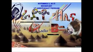 RADIO BLINA - NOVEMBER 3, 2018 BROADCAST