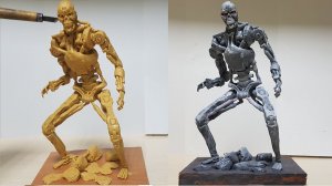 Скульптура Терминатора T800