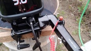 Лодочный мотор HIDEA 9.8 приобрели мотор, первый запуск