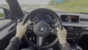 BMW X5 40D F15 M SPORT 313 KM | POV Onboard Drive 4K