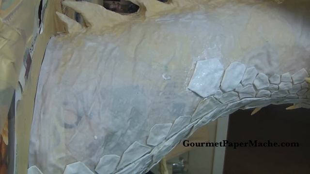 Three More Paper Mache Dragons