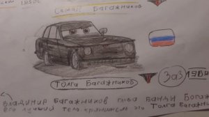 Все Багажниковы из Тачек 2